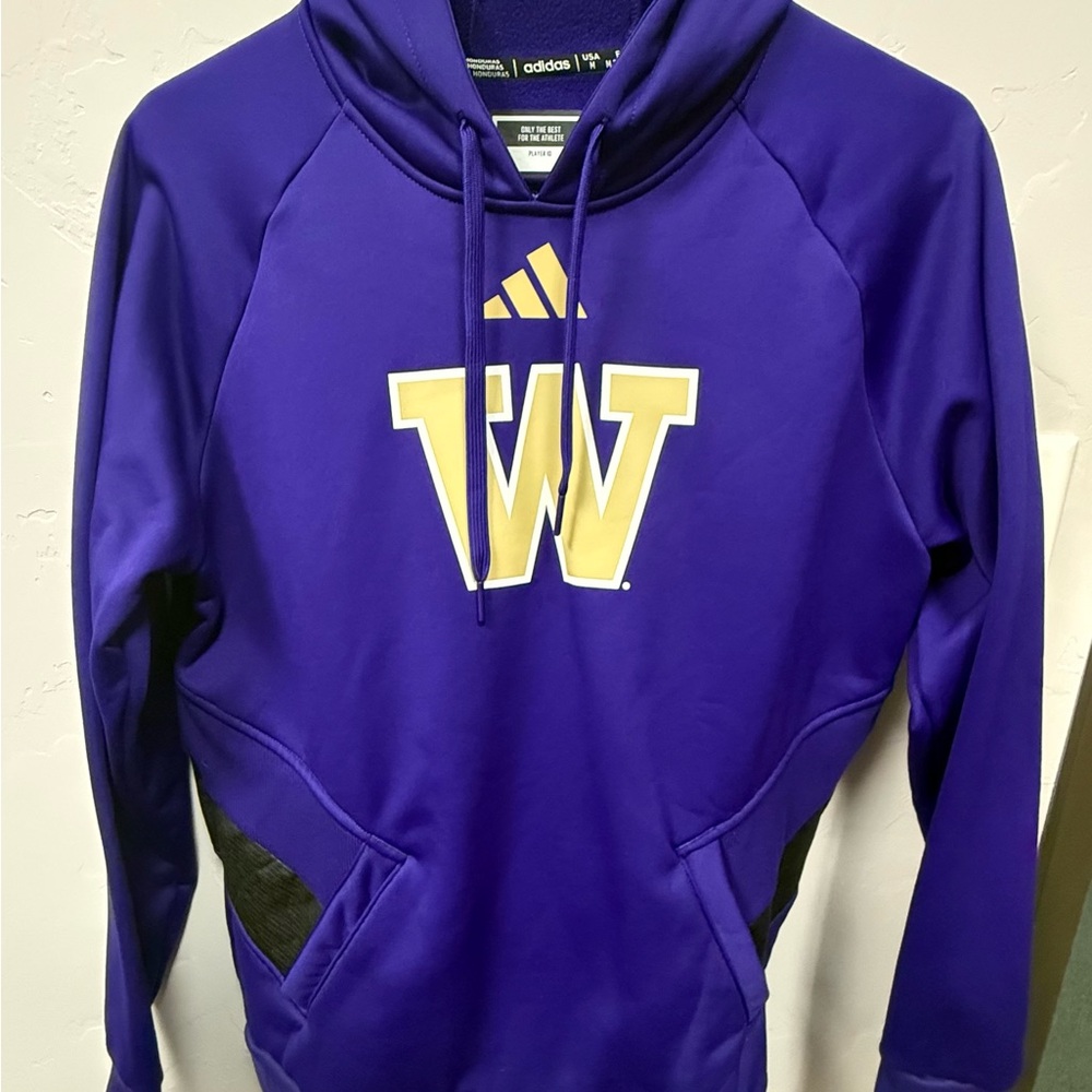 Adidas WA Huskies Purple and Gold Hoodie